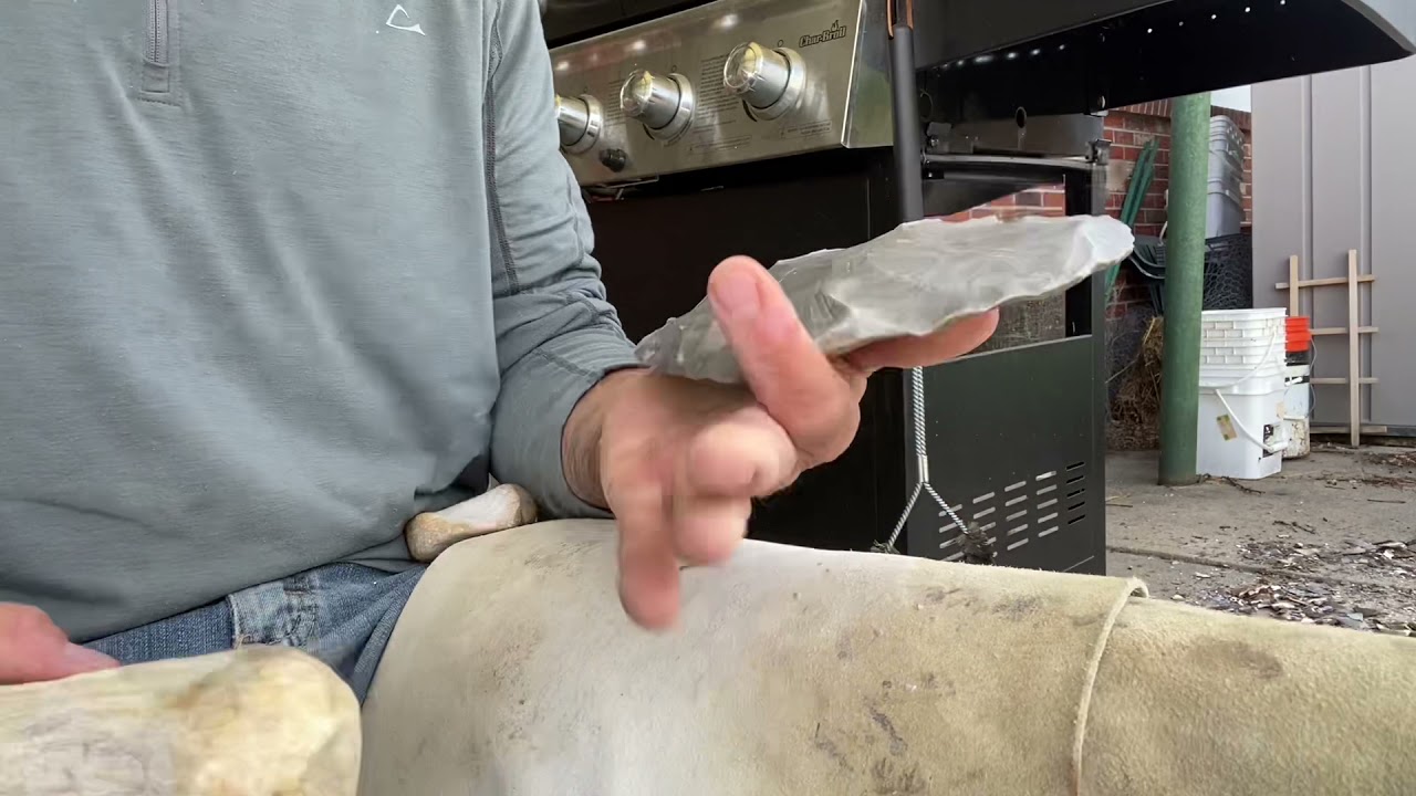 Georgetown blade antler percussion followed by punch
