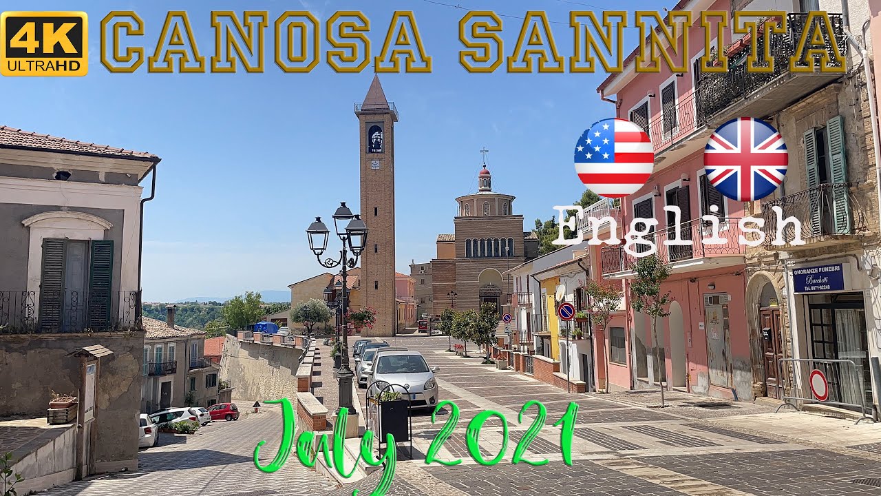 [4K] Canosa Sannita (Italy and its beautiful village life)