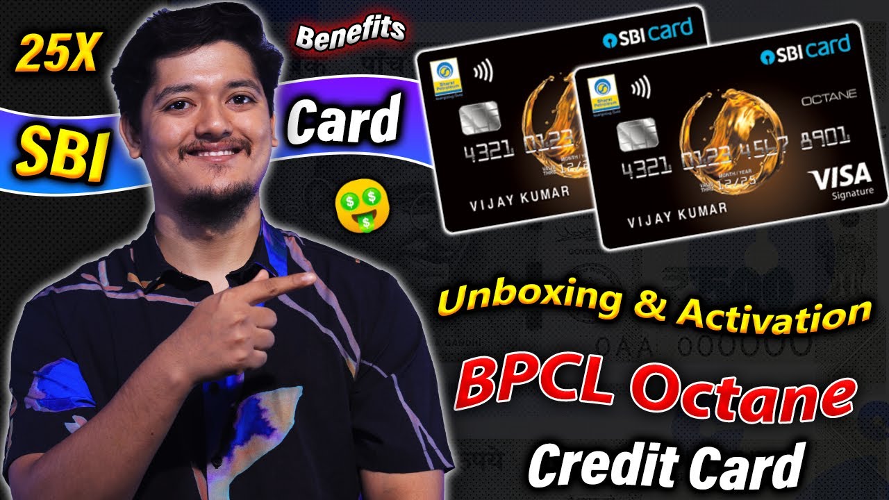Unboxing & Activation BPCL SBI Card OCTANE & Benefits 💳 | Best Fuel Credit Card 2023 🤩