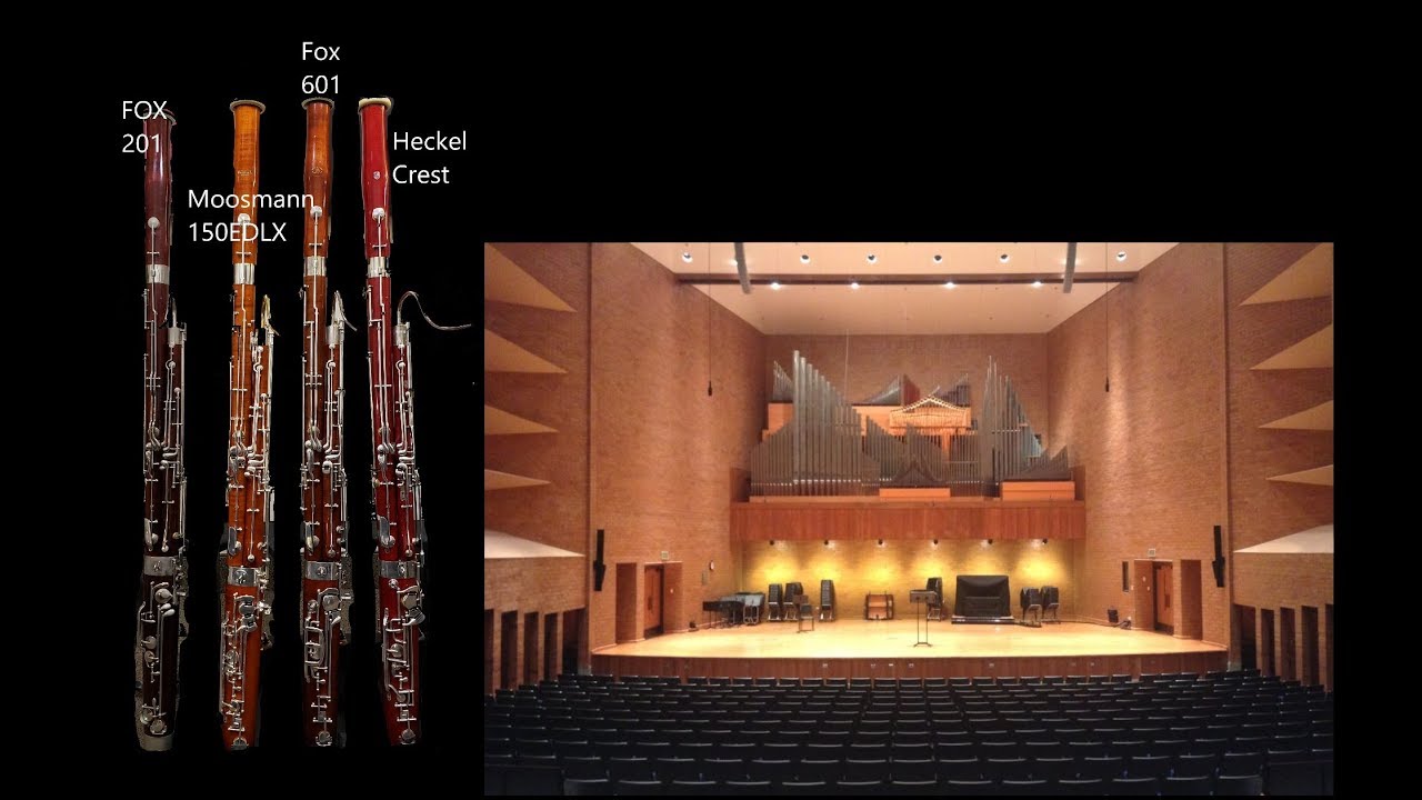 Fox 601/Fox 201/Heckel Crest/Moosmann 150EDLX Large Hall comparison