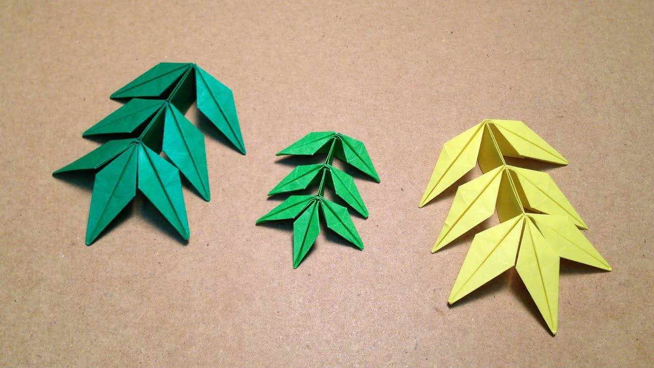 Origami Flower / Marigold  Leaf Instructions /  (Toshikazu Kawasaki)