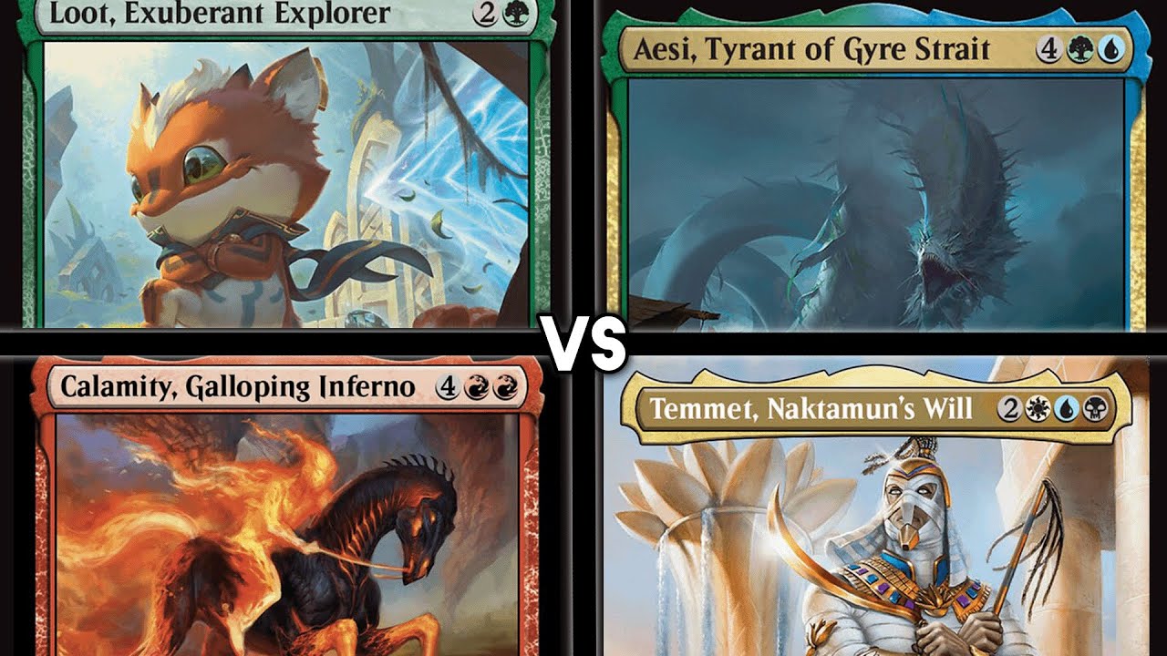 Commander Mayhem: Loot, Calamity, Aesi, & Emmet Face Off in a Wild, High-Power MTG Showdown!