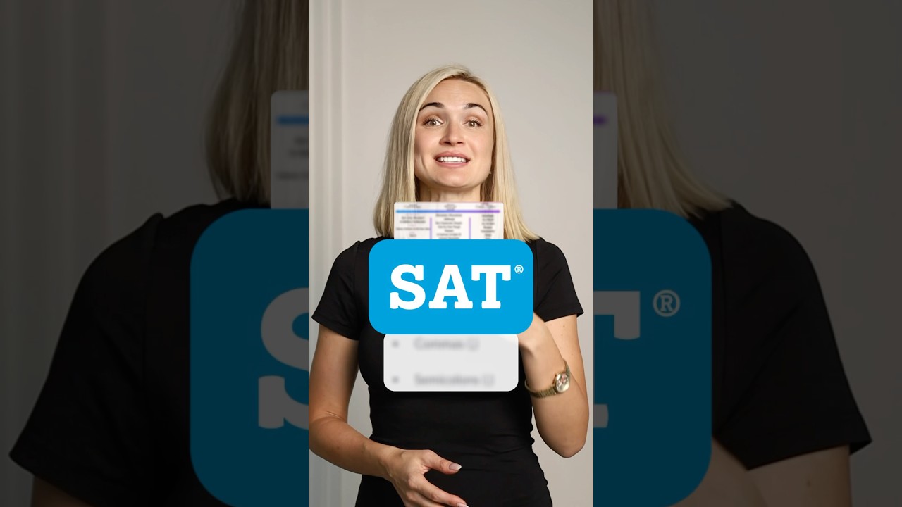 Digital SAT Grammar shortcuts you need to review before your October SAT 👀🖇️ #sat #grammar