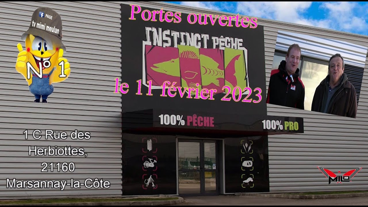 N°1 Gérard Trinquier et Sébastien Thomas aux  Portes ouvertes chez  Instinct Pêche Dijon