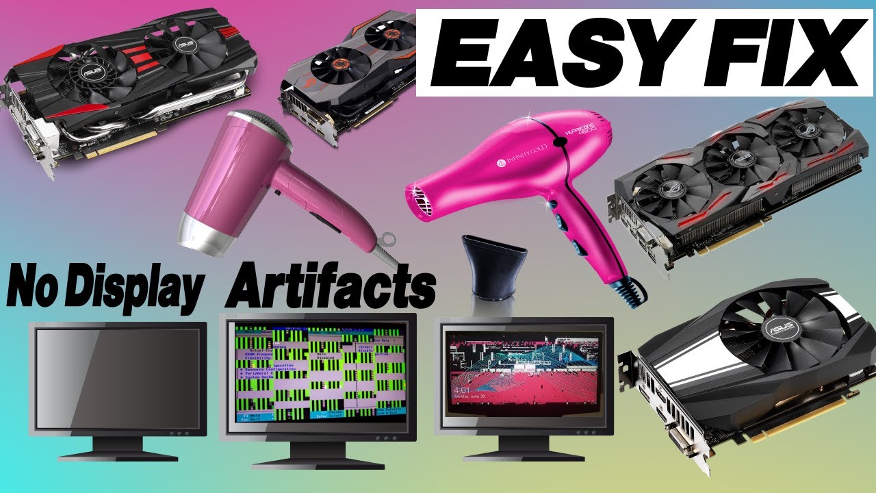 How to Fix a Dead GPU with a Hairdryer [Easy] [No Screen] [Solved]