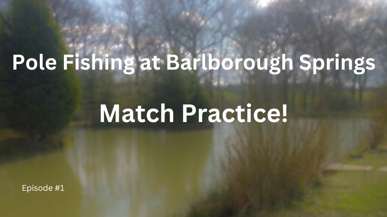Pole Fishing at Barlborough Springs | Match Practice #1
