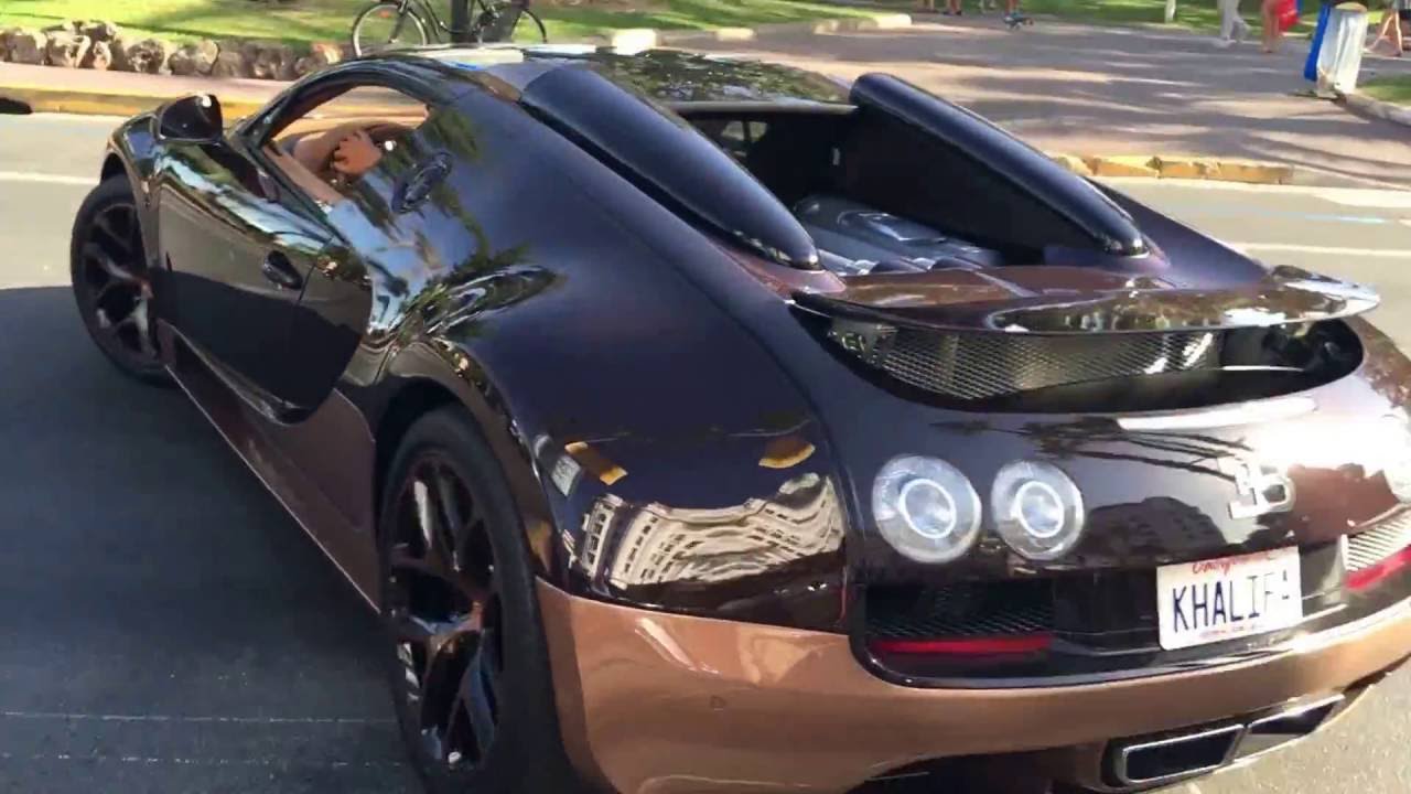 Bugatti Veyron Rembrandt Edition drives around i Cannes (retry)