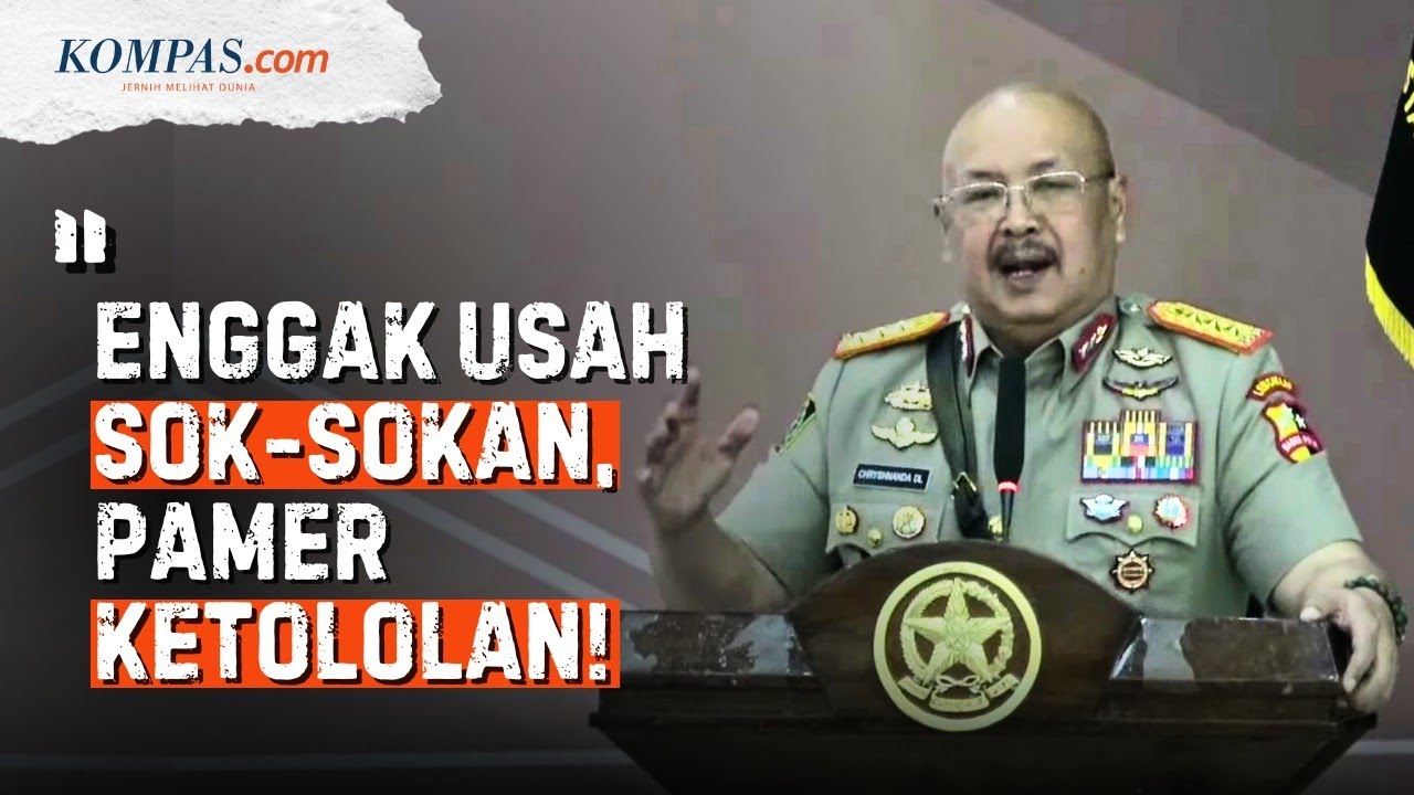 Jenderal Bintang 3 Sentil Perwira Polisi, Ingatkan Jangan Jadi Pembohong