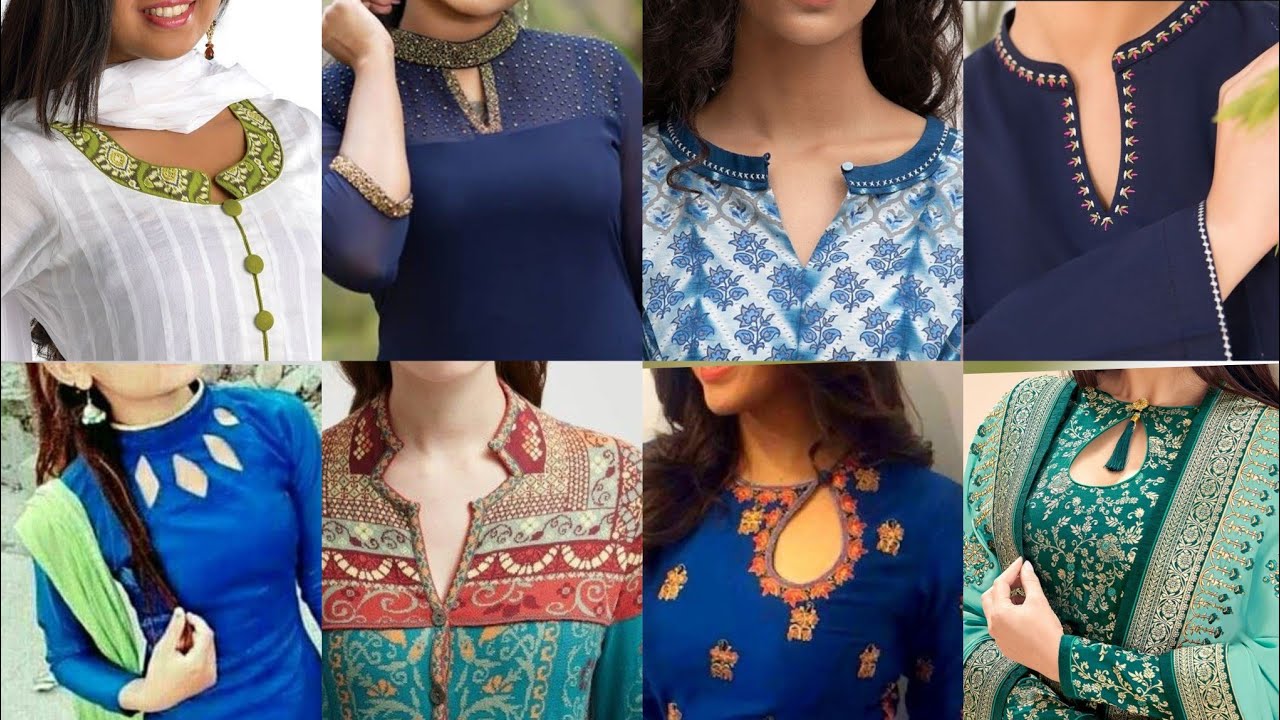 Latest Kurti Neck Designs for Girls 2022 | Beautiful Front Neck Designs for Kurti, Suits and Salwars