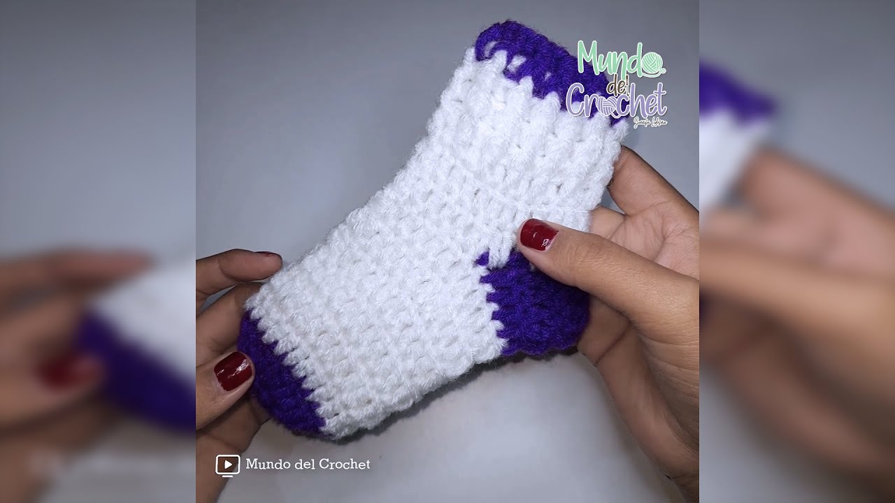 Medias o calcetines para bebés (paso a paso) || Mundo del Crochet 🧦