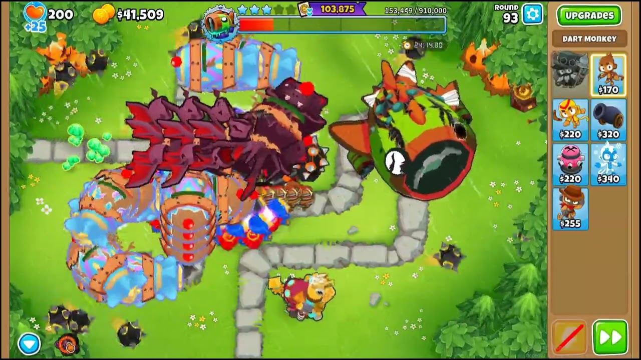 BTD6 - Bloonarius Normal Ranked - Monkey Meadow - 231,375$