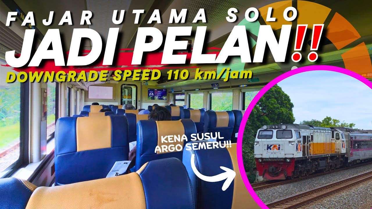 SAMPE KESUSUL ARGO SEMERU‼️😵 Naik KA FAJAR UTAMA SOLO New Generation Jakarta Jogja Solo Paling Pagi