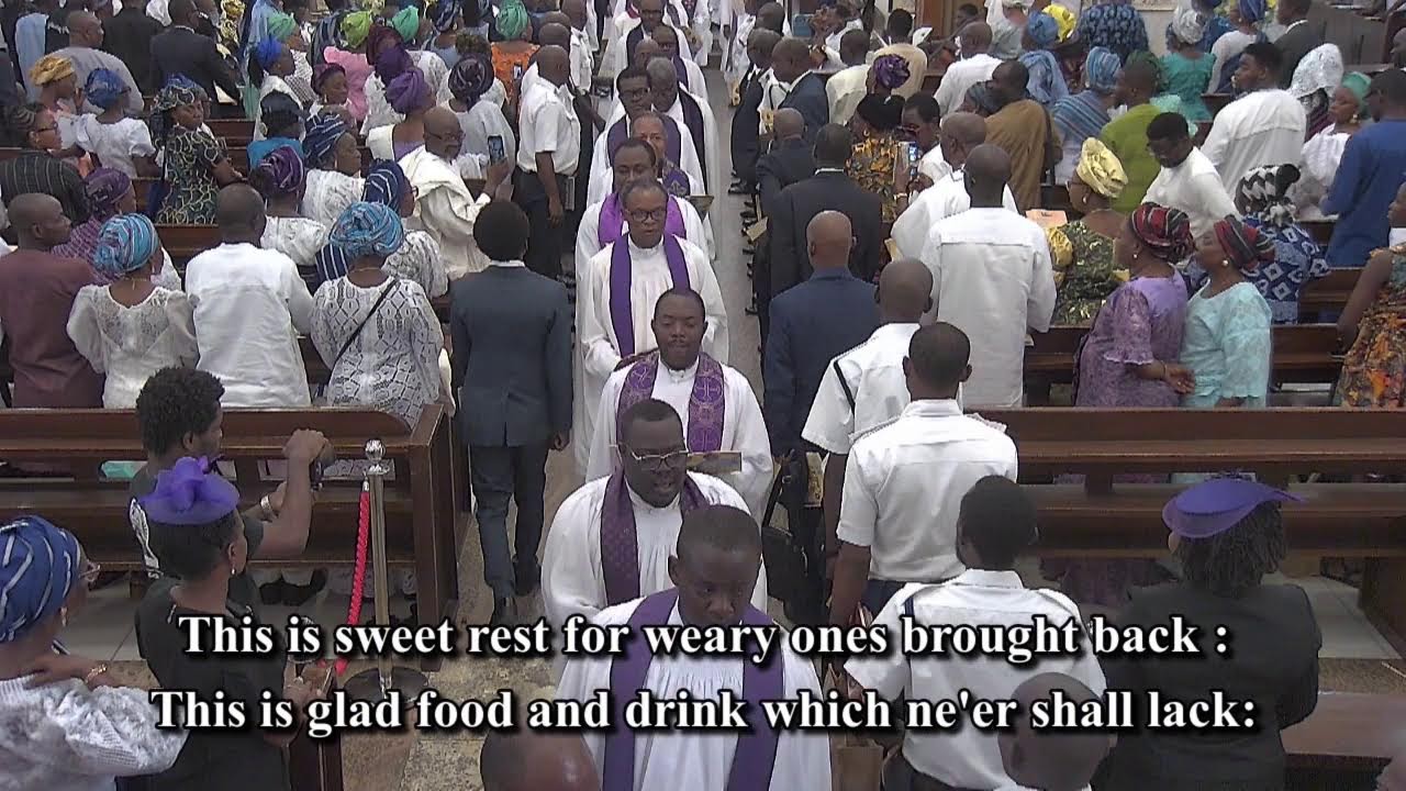 ORDER OF FUNERAL SRVICEFOR LATE MR. EBENEZER EKUNDAYO OMOLE