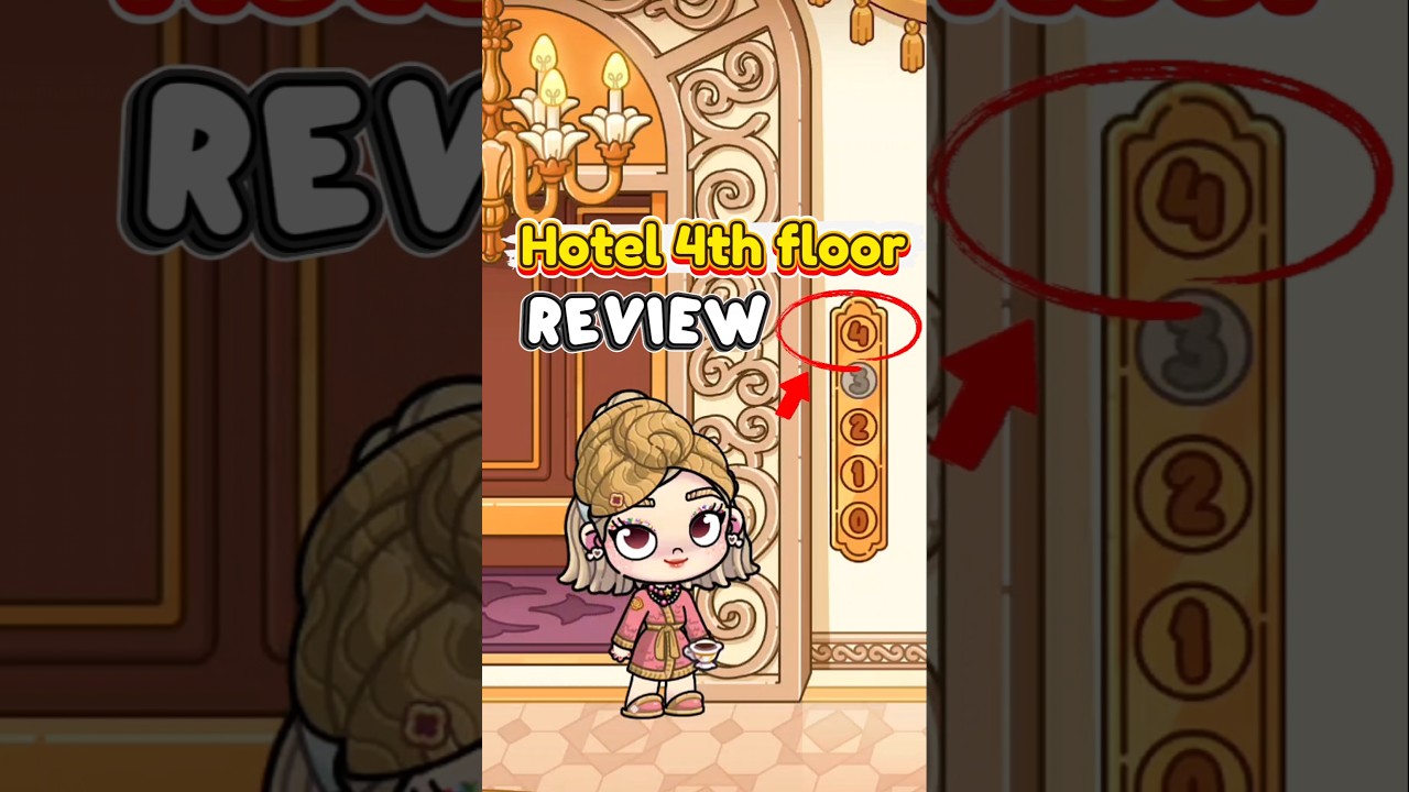 4th Floor in Grand Hotel ✨️ avatar world new update 🖤#avatarworld #pazu