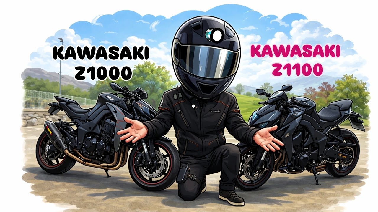 KAWASAKI Z1100 VS KAWASAKI Z1000,A MERECIDO LA PENA EL CAMBIO 🤔🤔