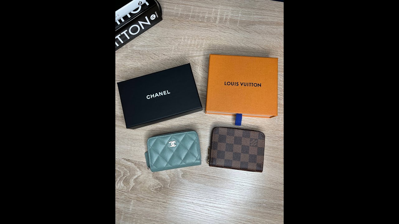 Chanel classic zip coin purse vs. LV zippy coin purse - First impression!