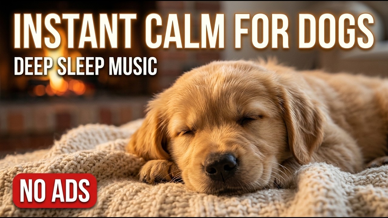 12 Hours Healing Music for Dogs 🐶 Proven Calming Sounds to Reduce Stress & Separation Anxiety