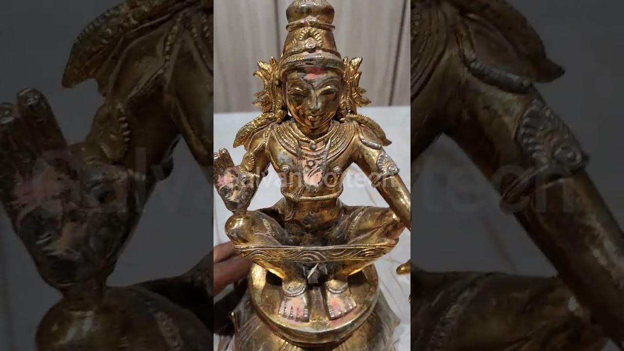 electroplating restoration of brass idol