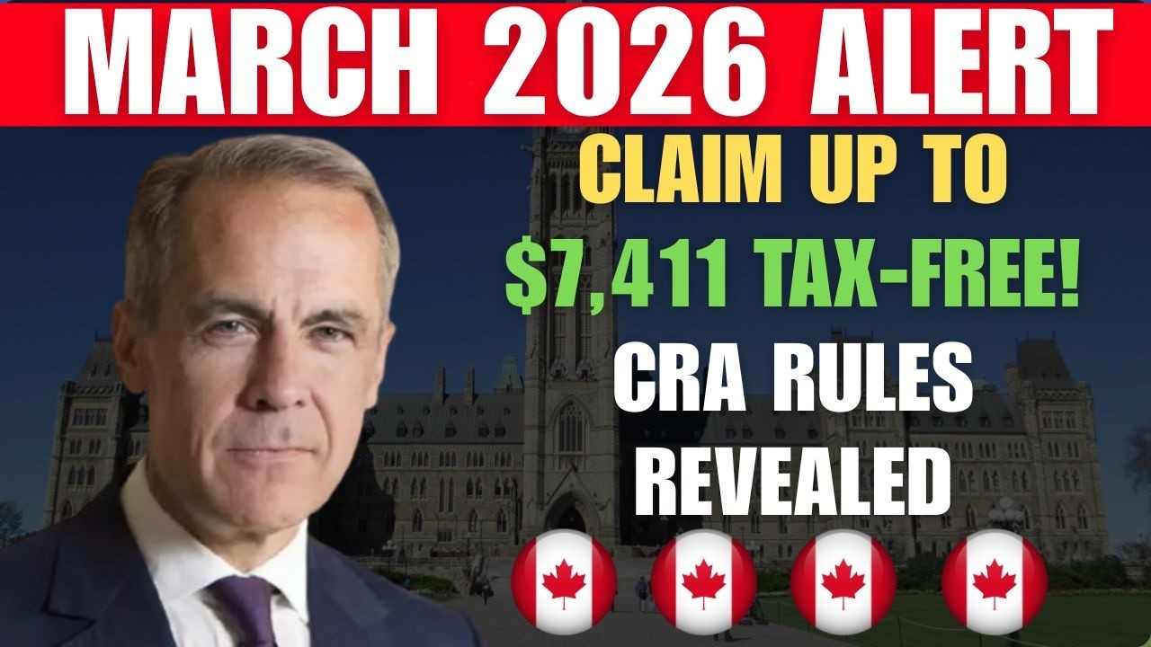 🚨March 2026 Alert Claim Up to $7,411 Tax-Free! CRA Rules Revealed