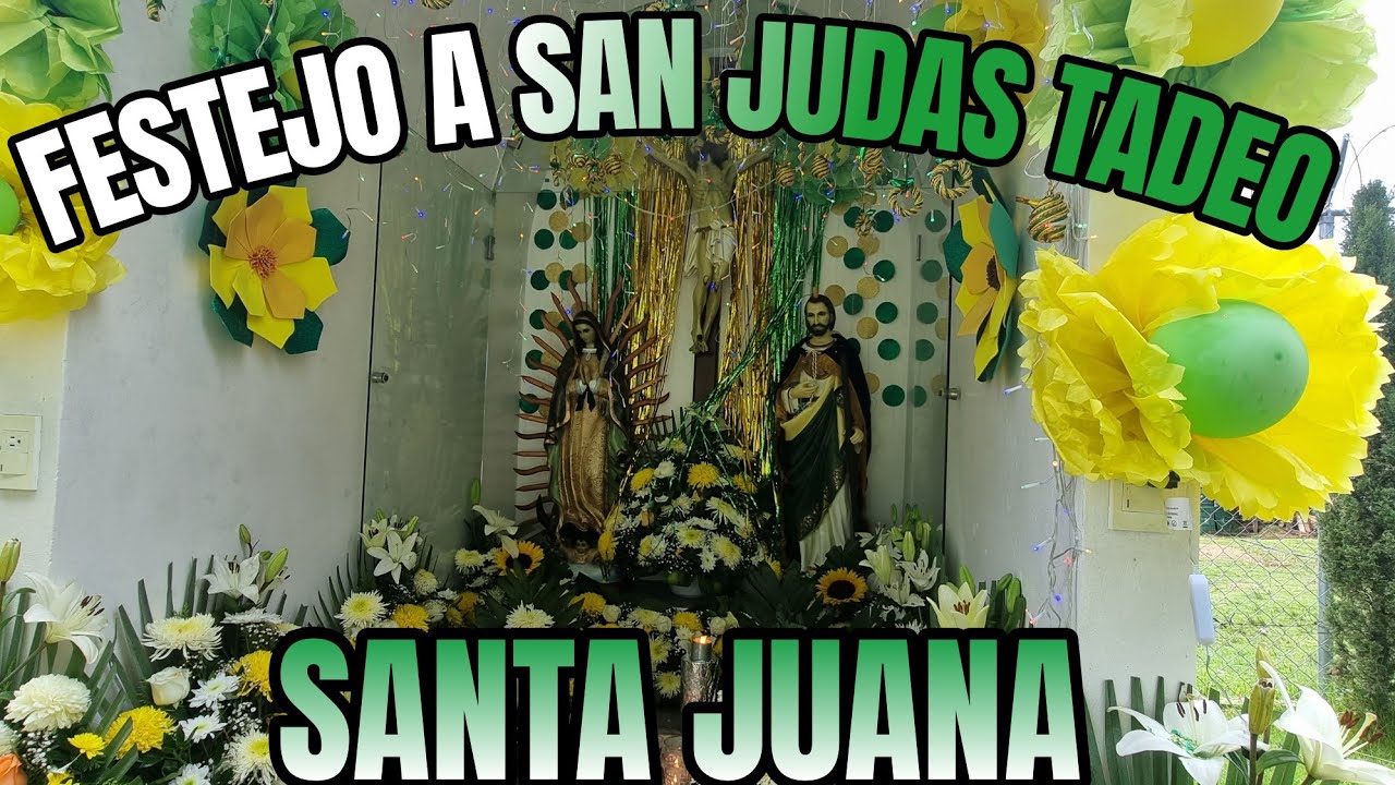 Así se FESTEJA a SAN JUDAS TADEO en SANTA JUANA/// Jorge Lukas