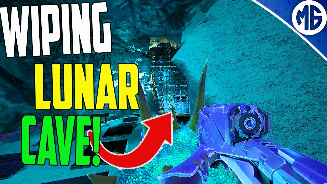 WIPING JUICY LUNAR CAVE IN MINUTES! Ark: Survival Evolved
