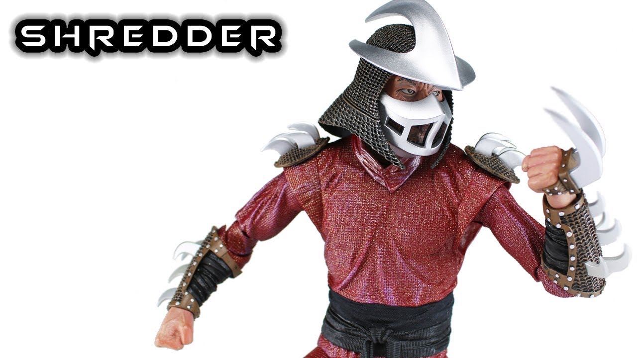 NECA 1/4 SHREDDER Teenage Mutant Ninja Turtles Action Figure Toy Review
