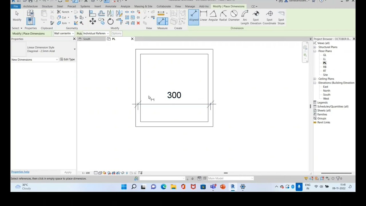 2   Creating Levels and walls in Revit , Malayalam