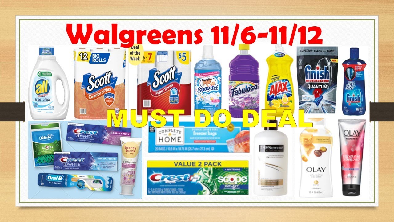 Walgreens Best Deals of the Week