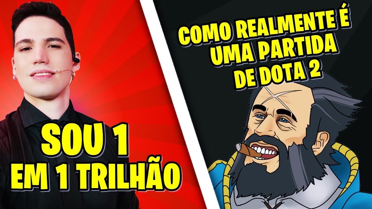 UM JOGADOR DIFERENCIADO e COMO REALMENTE É UMA PARTIDA DE DOTA 2 - CLIPES DOTA 2