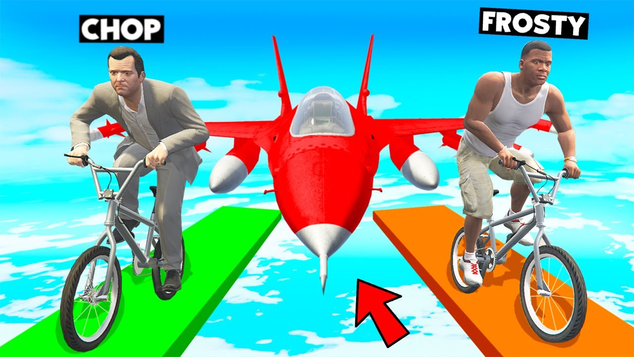 ULTIMATE PLANES VS BICYCLE DEATHMATCH CHALLENGE GTA 5