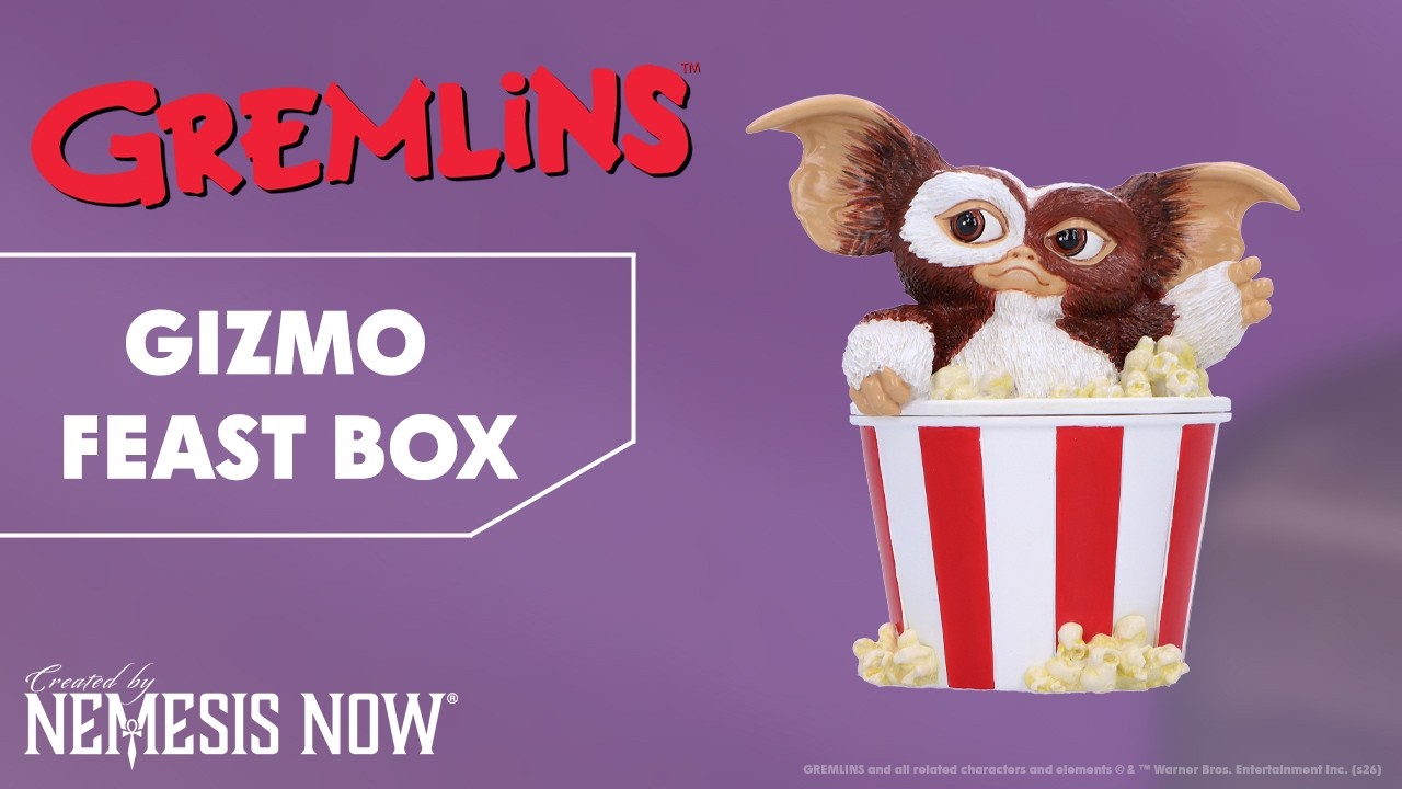 Gremlins Gizmo Feast Box | Official Collectible Trade Product Showcase.
