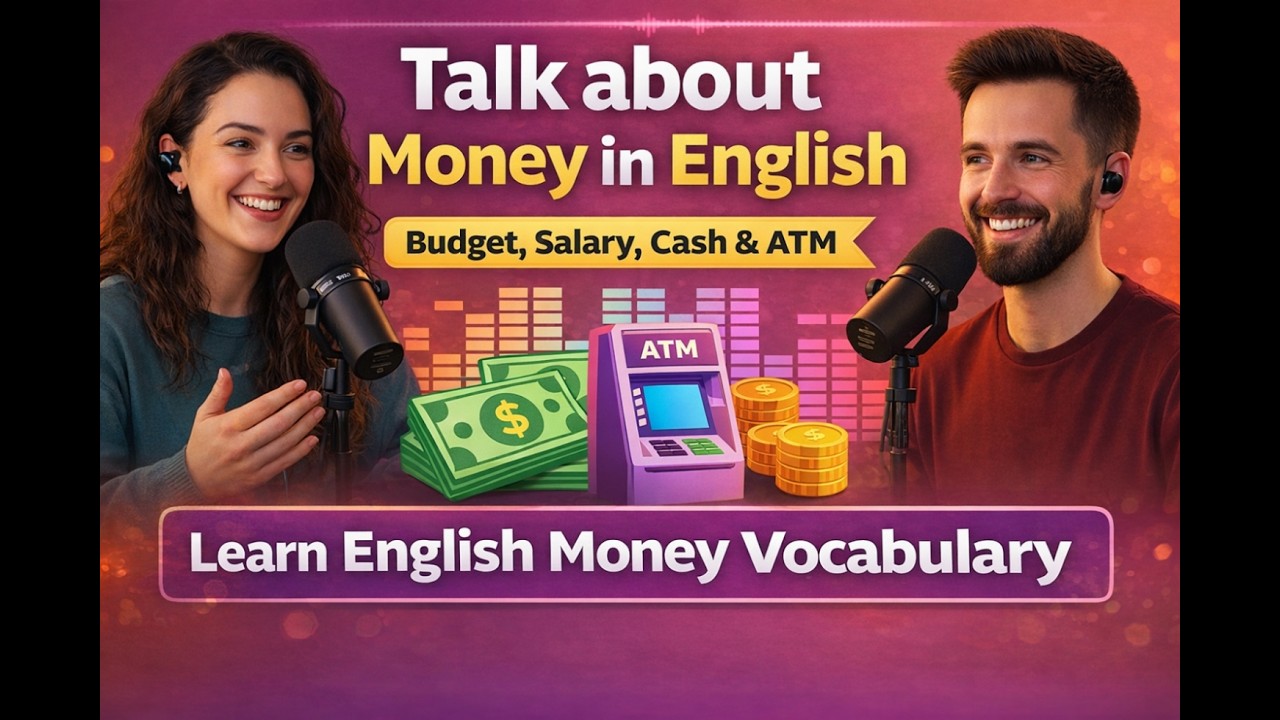 Talk about Money in English  | Budget, Salary, Cash & ATM | Episode 19