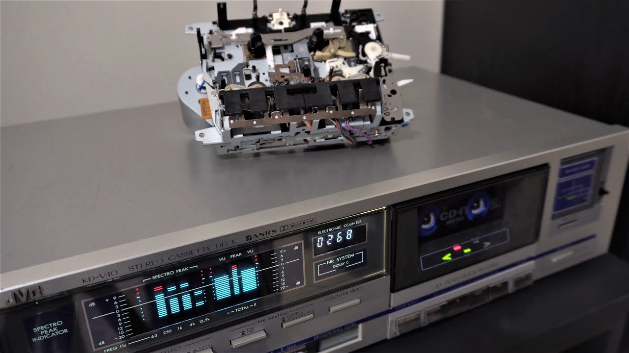 JVC KD-V40 Cassette Deck Transport Transplant