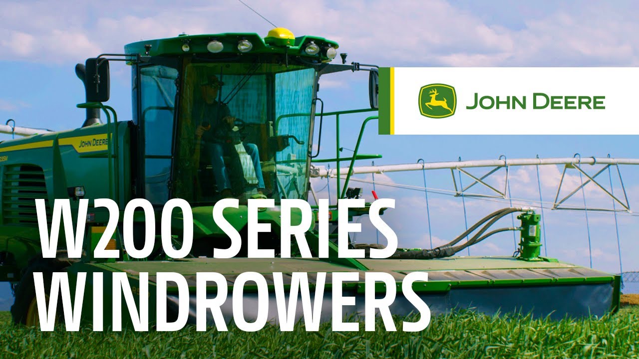 Speed and Efficiency  | John Deere W200 Series Windrowers