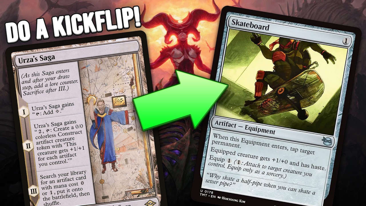 DO A KICKFLIP! Skateboard from Teenage Mutant Ninja Turtles (TMNT) in MTG Legacy Storm Combo