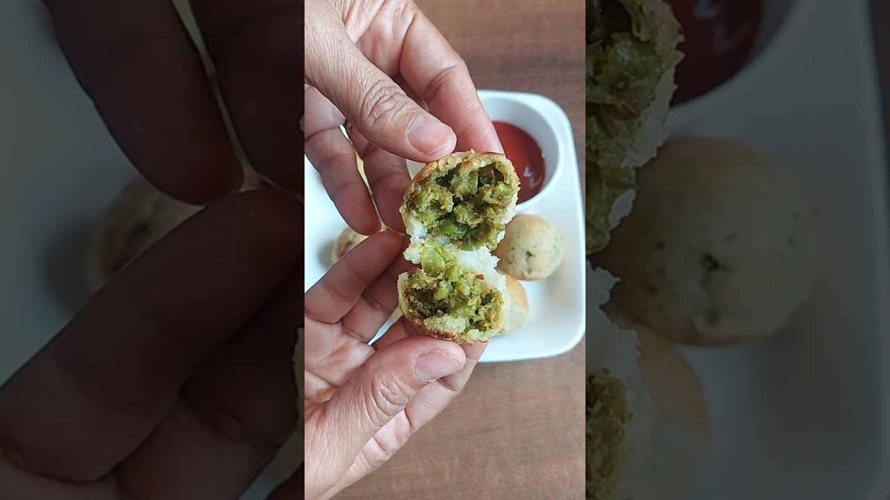 न तळता , मैद्याचा वापर न करता , सोप्या पद्धतीने, हेल्दी मटारची कचोरी | matar kachori recipe