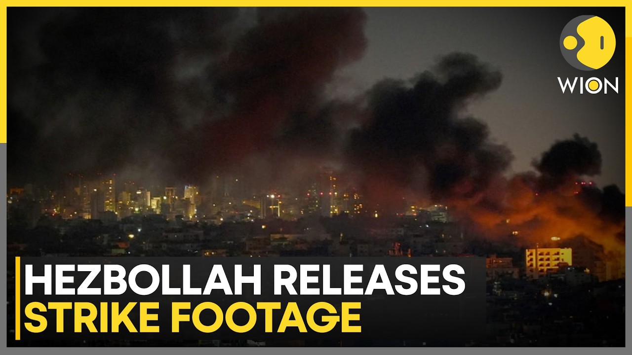 Hezbollah Releases Drone Strike Footage Targeting Israeli Anti-UAV System | WION