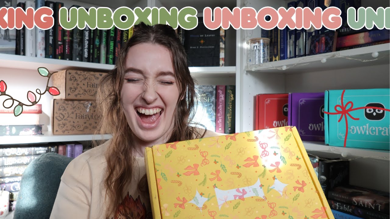 the last unboxing of the year 🎁 november book sub boxes | owlcrate, fairyloot, illumicrate