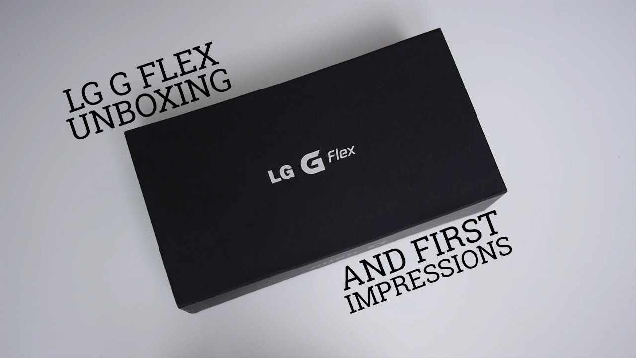 LG G Flex Unboxing and First Impressions