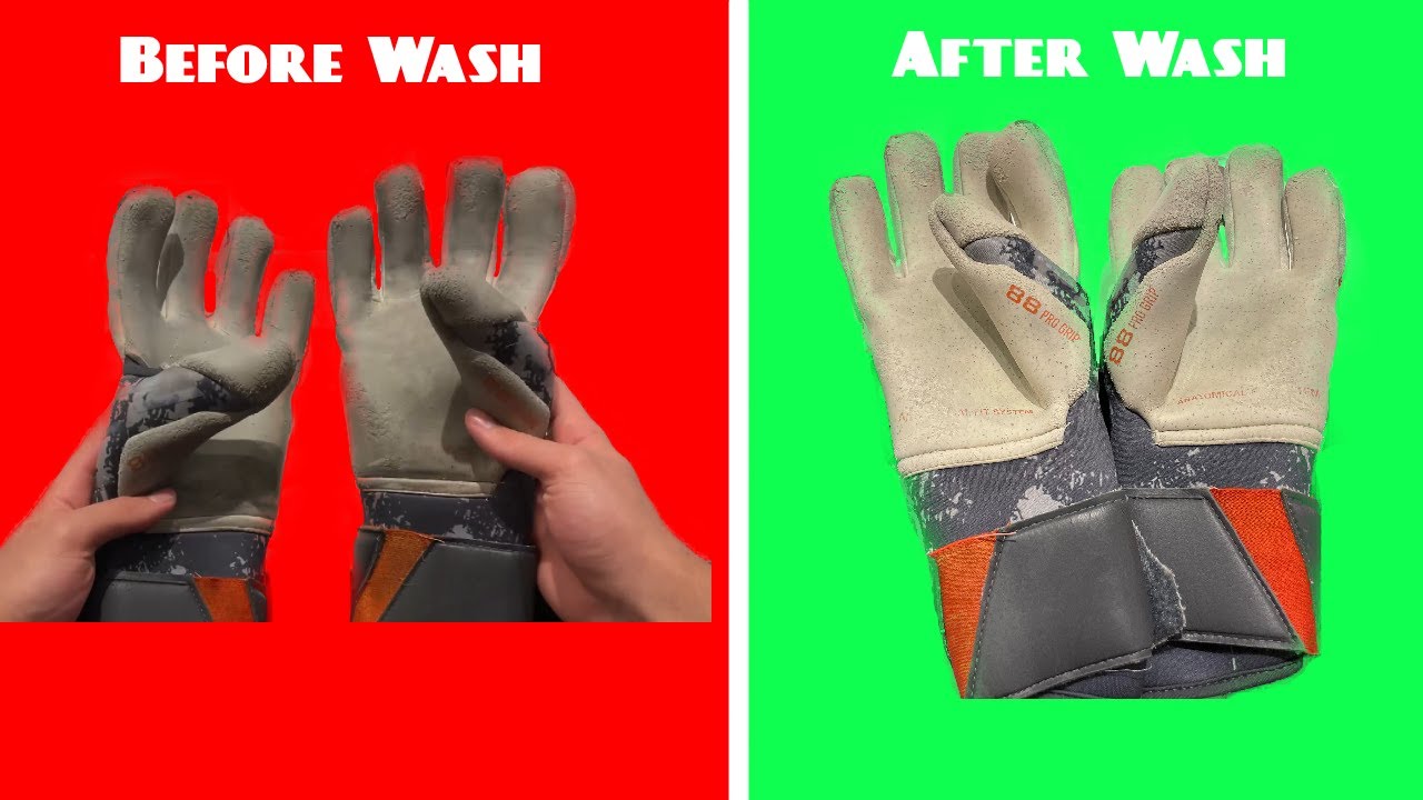 How to wash your Goalkeeper gloves