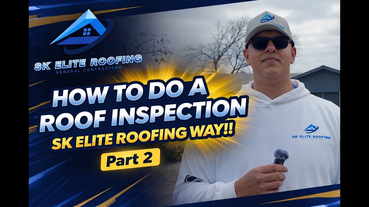 The SK ELITE ROOFING Way: How to Perform a Perfect Roof Inspection for Hail & Wind Damage (Part 2)