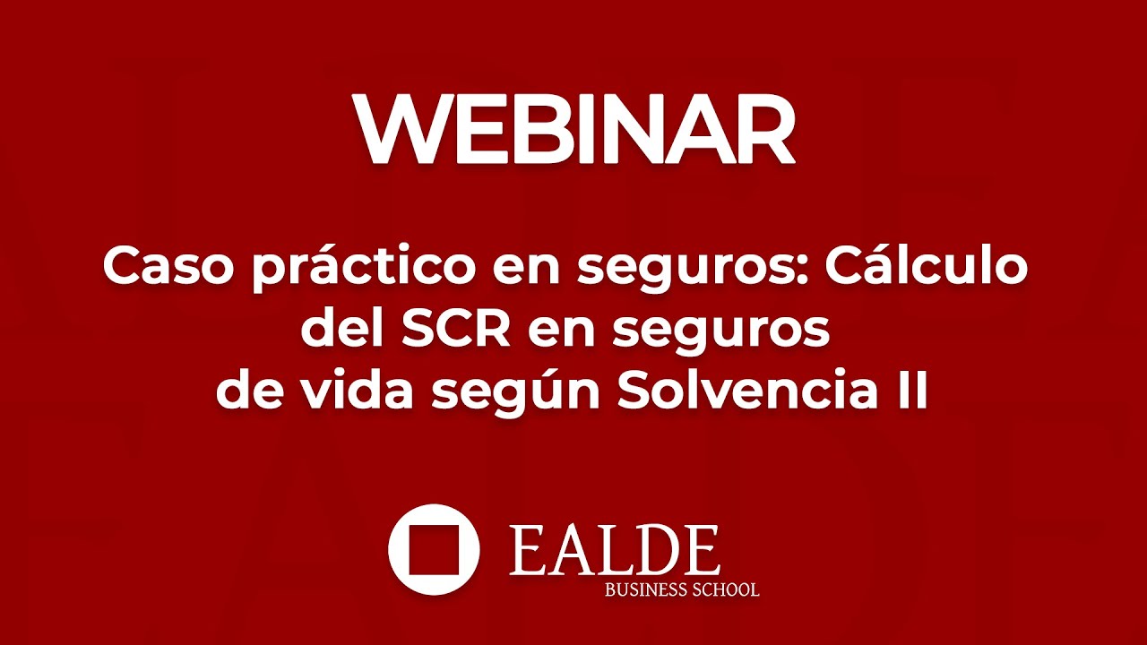 Caso práctico en seguros: Cálculo del SCR en seguros de vida según Solvencia II