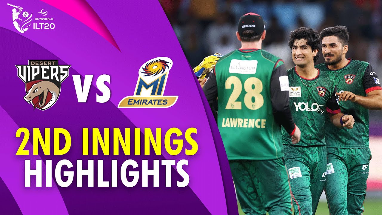 2nd Innings Highlights | Desert Vipers vs MI Emirates | Final | DP World ILT20 2025-26 | M3Y1K