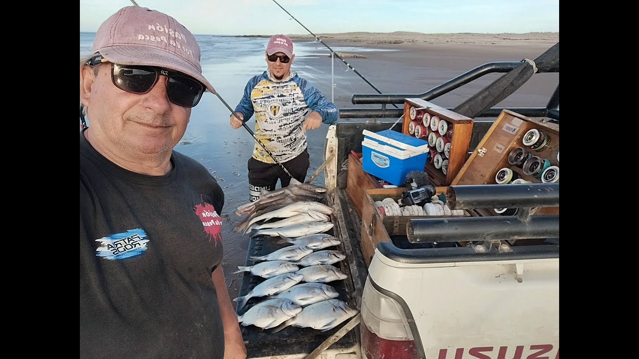 FUIMOS POR LOS SARGOS A CLAROMECO--PASION POR LA PESCA