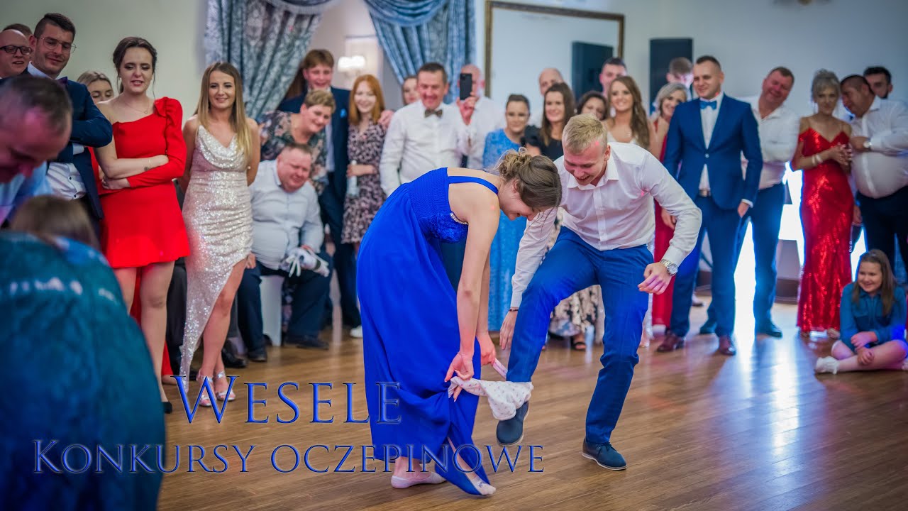 ŚCIĄGAMY MAJTKI WESELE OCZEPINY  śmieszne konkursy oczepinowe MALIBU Sala Telimena Dąbkowice