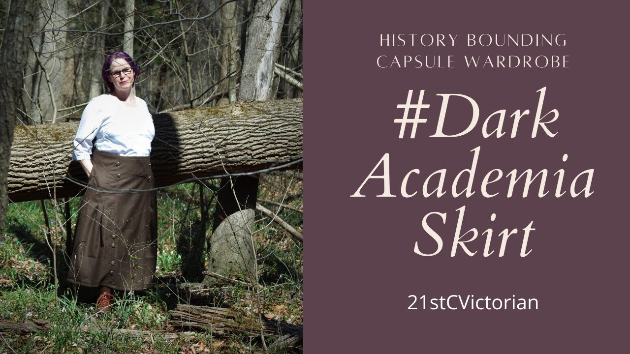 #DarkAcademia Skirt - History Bounding Capsule Wardrobe