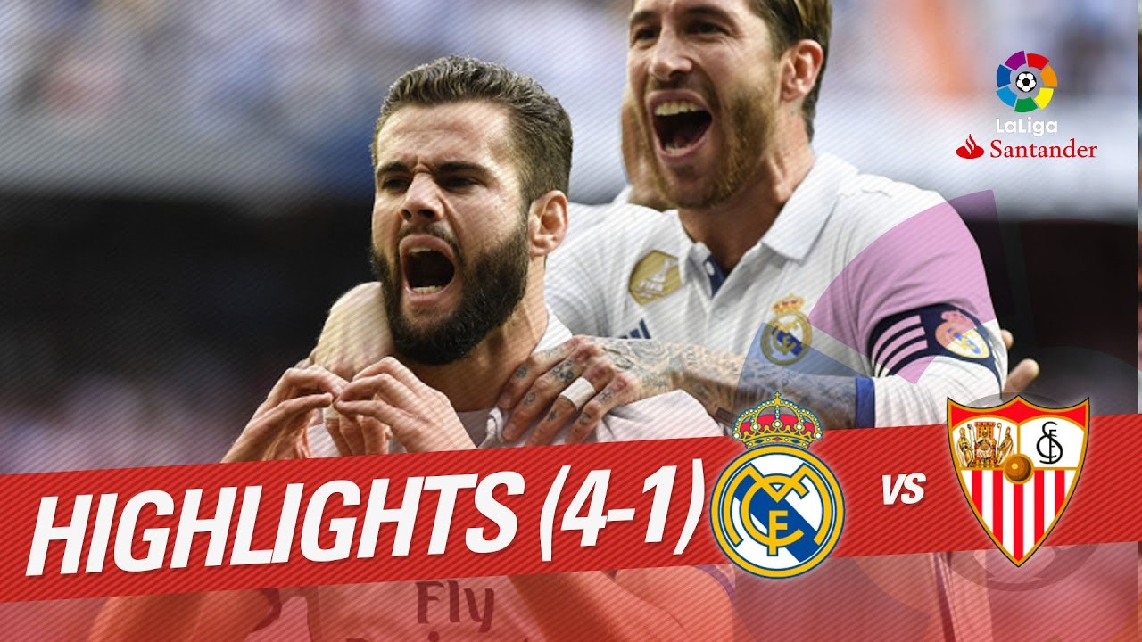 Resumen de Real Madrid vs Sevilla FC (4-1)