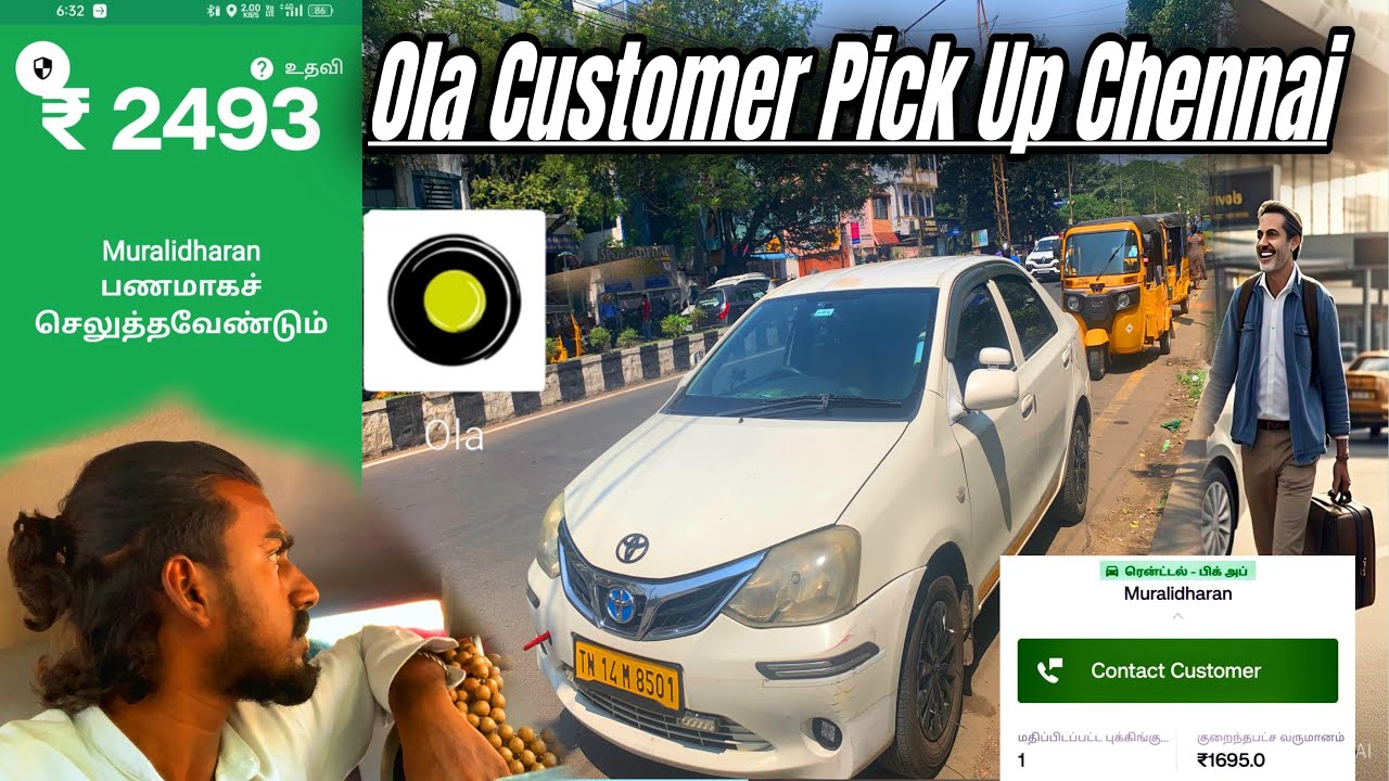 ola 6 hour 🚖package Vadapalani pickup Rs,1695💸🤩#abc#abctraveller#carlife#uber#ola#uber#chennai#tamil