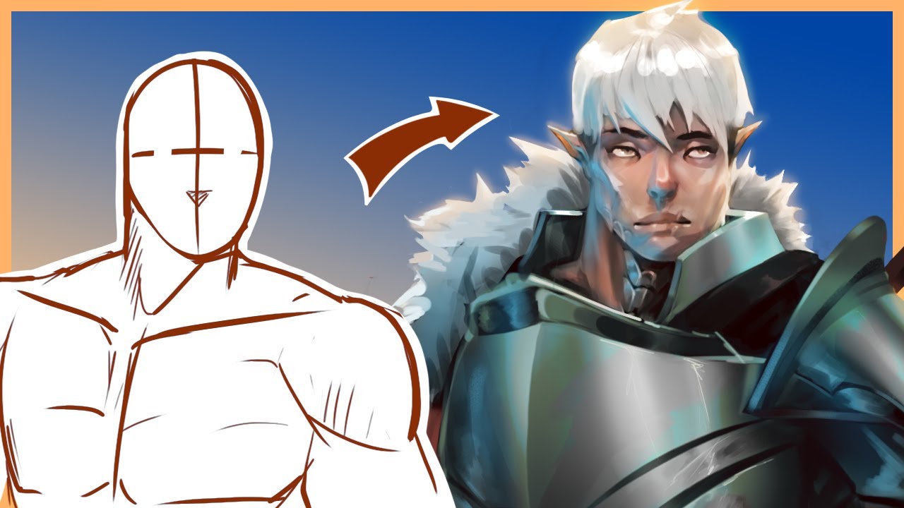 LINE ART to PAINTING - Professional Level