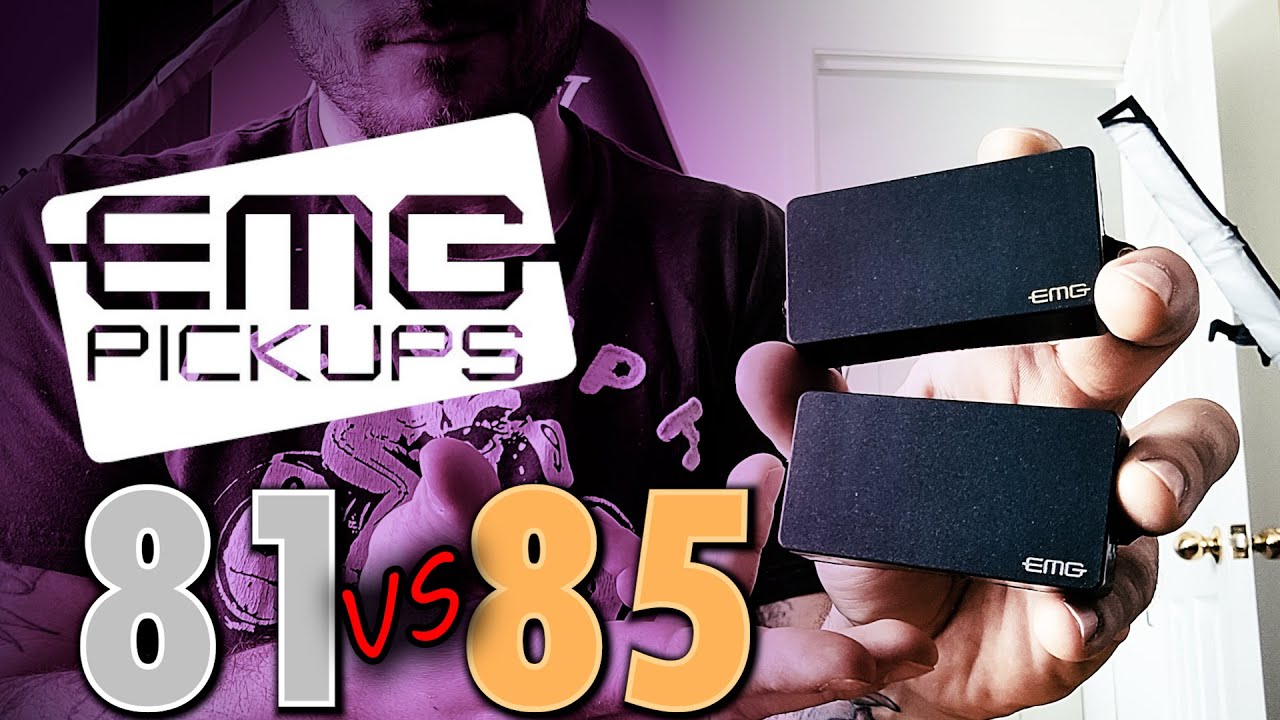EMG 81 vs EMG 85 : Zakk Wylde set bridge comparison (EN/FR)